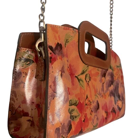 Patricia Nash Rainbow Top Handle Crossbody Bag Rainforest New With Dustbag New - Picture 6 of 15